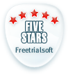 Five Stars From FreeTrialSoft.com